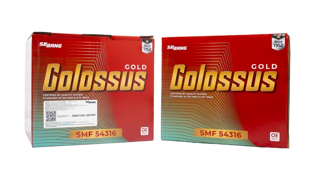 Bình Ắc Quy Colossus SMF 54316 (12V-43Ah)