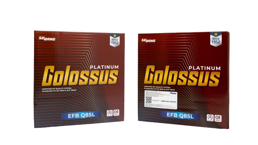Bình Ắc Quy Colossus EFB Q85L (12V-65Ah)