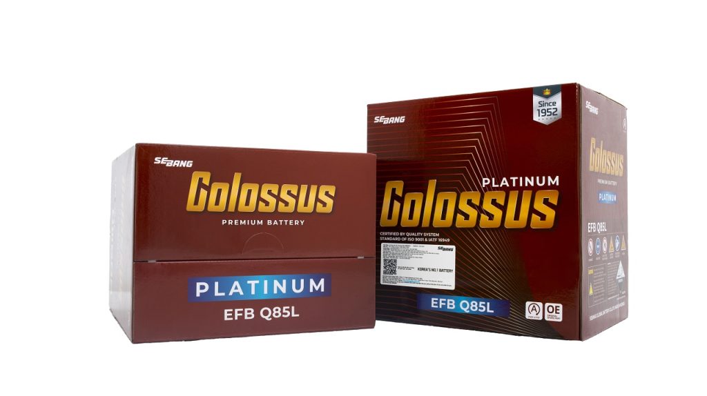 Bình Ắc Quy Colossus EFB Q85L (12V-65Ah)