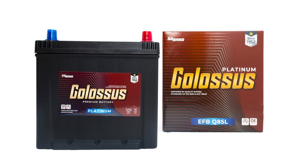 Bình Ắc Quy Colossus EFB Q85L (12V-65Ah)