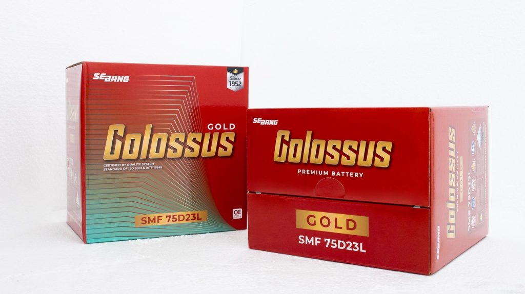 Ắc Quy Colossus SMF 75D23L (12V-65Ah)