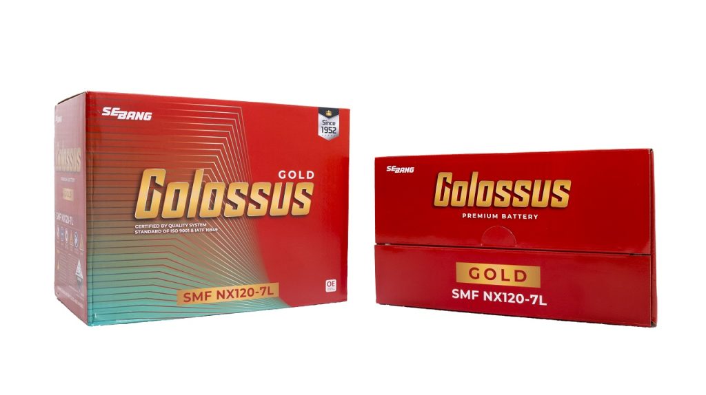 Bình Ắc Quy Colossus SMF NX120-7L (12V-90Ah)