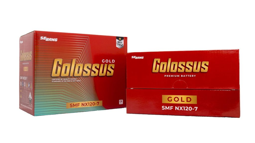 Bình Ắc Quy Colossus SMF NX120-7 (12V-90Ah)