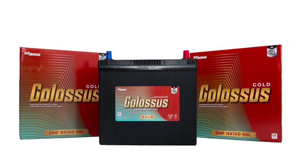 Bình Ắc Quy Colossus SMF NX100-S6L (12V-45Ah)