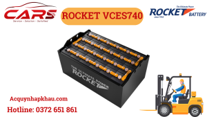 Ắc Quy Xe Nâng Rocket VCES740