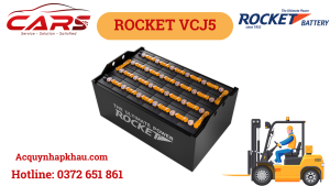 Ắc Quy Xe Nâng Rocket VCJ5