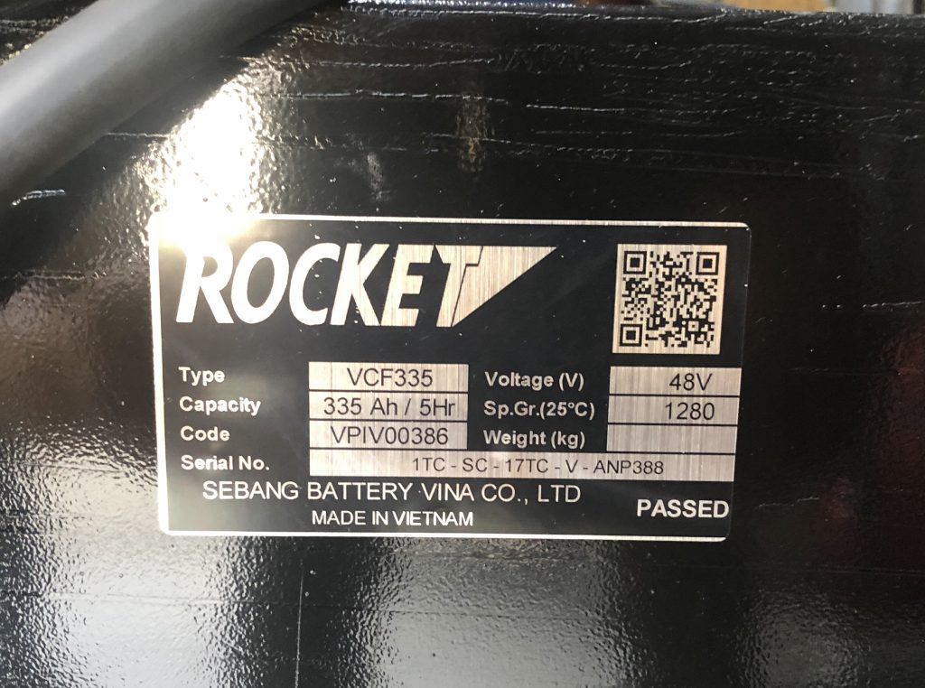 Ắc Quy Xe Nâng Rocket VCF335