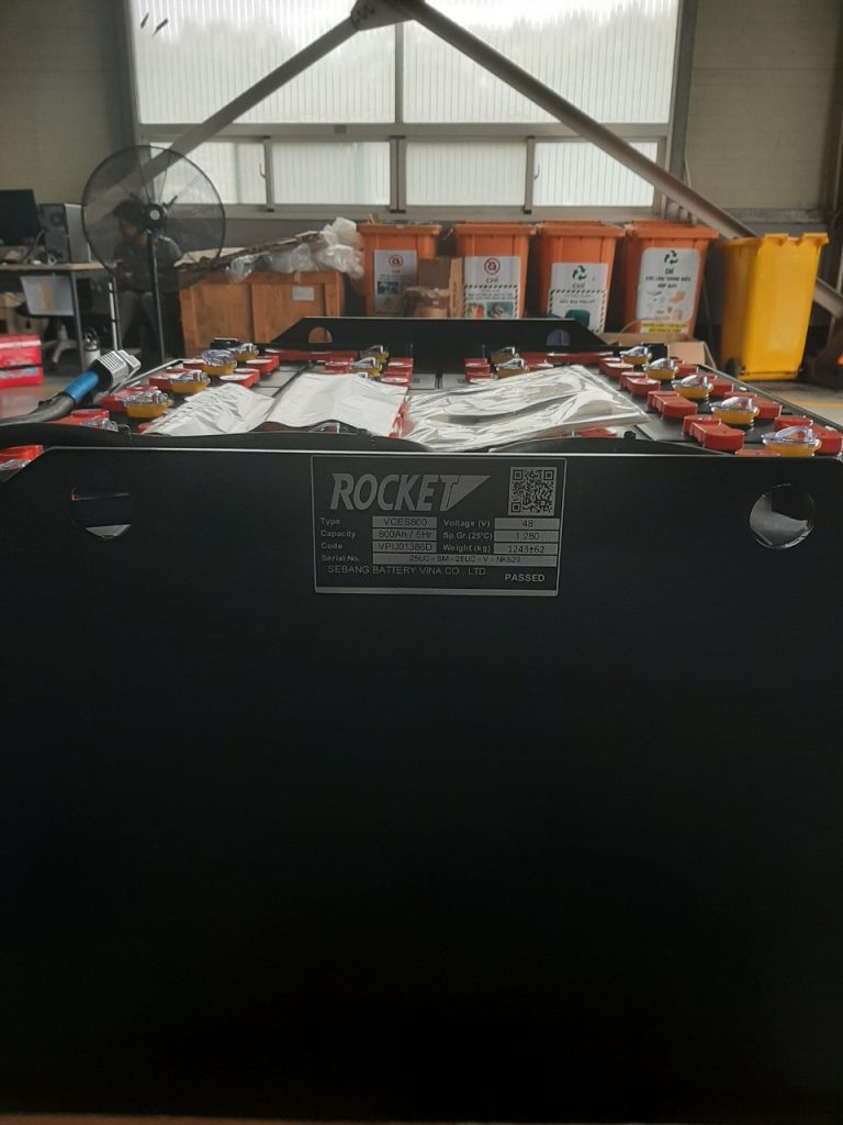 Ắc Quy Xe Nâng Rocket VCES800